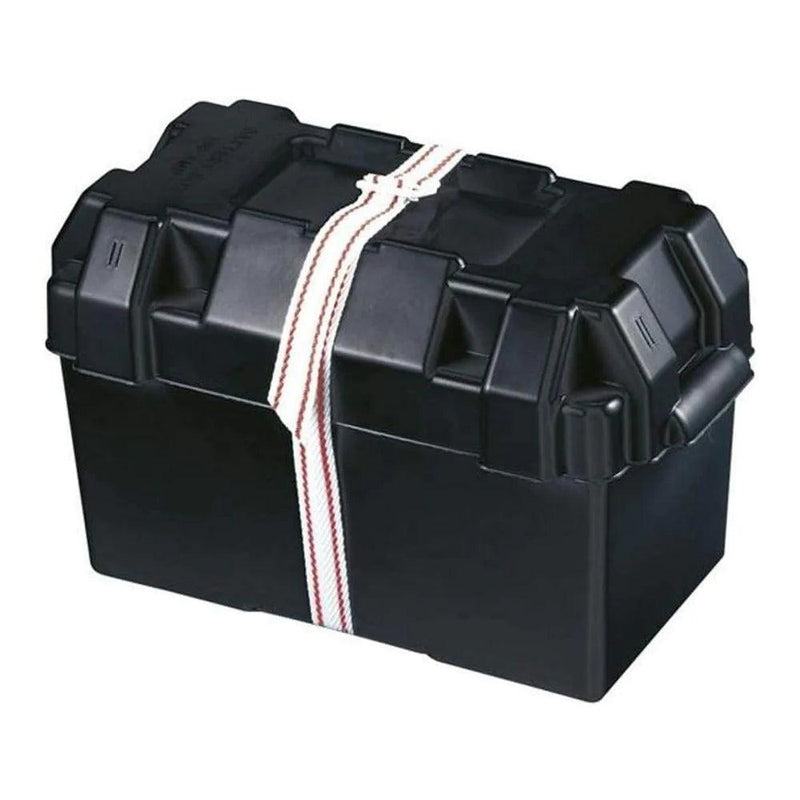 Medium Battery Box with Strap - Suitable for 100-115ah Batteries - Camper and Marine Ltd
