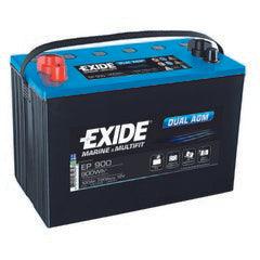 EP 900 - Exide Marine & Multifit - Dual AGM Battery - 100Ah / 720CCA - Camper and Marine Ltd