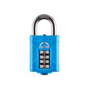 50mm Rustproof Combi Padlock, 4 Wheel, stainless steel shackle, Marine Grade CP50S - Camper and Marine Ltd