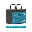 Drift ECO 12V 100Ah Lithium Leisure Battery + Bluetooth