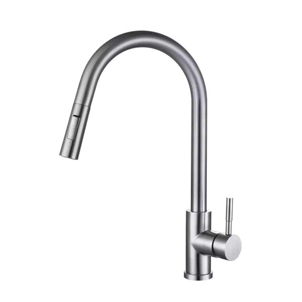 Stainless Steel Pull Out Kitchen Sink Mixer Tap