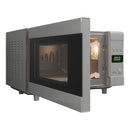 Flatbed Microwave in Silver Without Rotating Plate (230V, 700W, 20L)