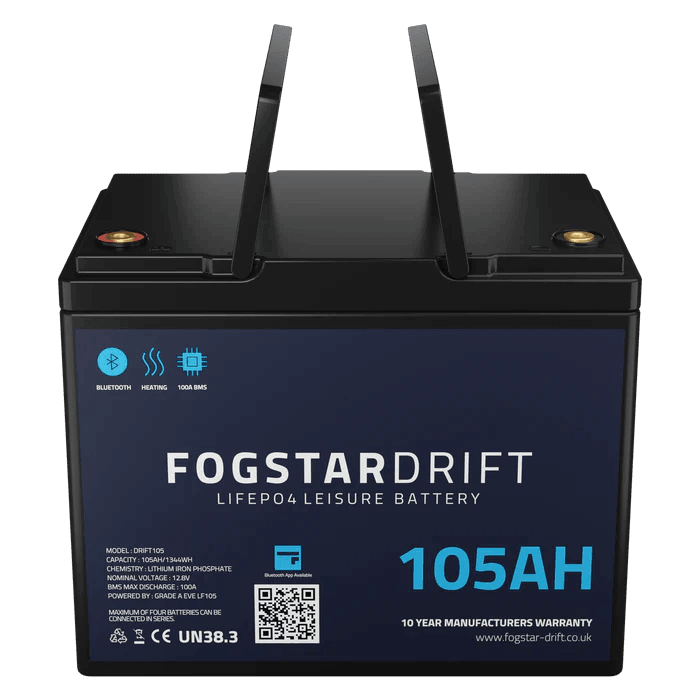 Lithium Leisure Battery Fogstar Drift - Camper and Marine Ltd