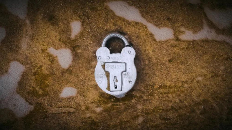 Old English 555 The Ultimate Marine Grade Padlock Withstands Total Submersion - Camper and Marine Ltd