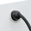 Semi-Flexible Fibreglass Solar Panel, round rear junction box, 3M cable, durable ETFE coating - Camper and Marine Ltd