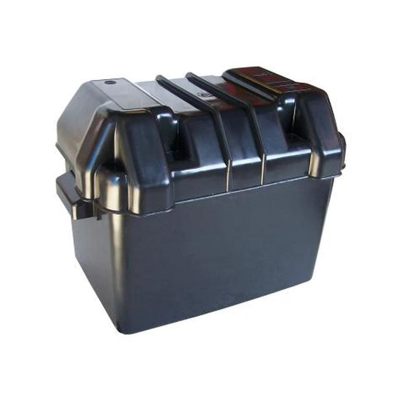 Small Battery Box with Strap - Suitable for 75-85ah Batteries - Camper and Marine Ltd