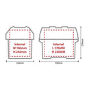 Small Battery Box with Strap - Suitable for 75-85ah Batteries - Camper and Marine Ltd