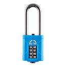 Squire Combination Padlock 2.5" Stainless Steel Long Shackle Marine Grade CP50S/2.5 - Camper and Marine Ltd