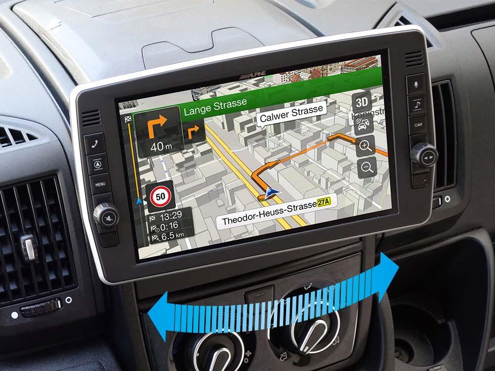 Alpine 9” Navigation System for Fiat Ducato/Peugeot Boxer - X903D-DU2 ...
