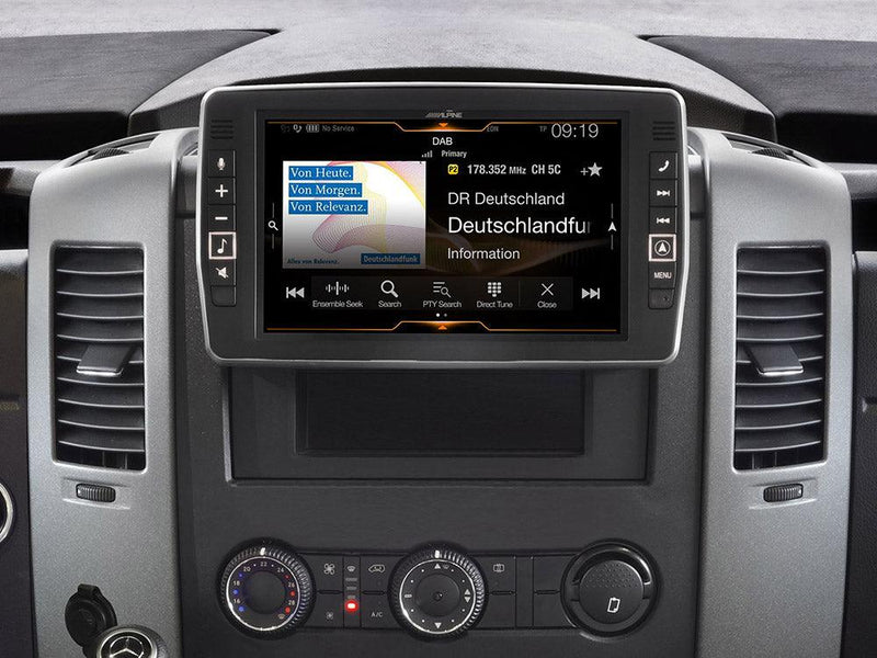 ALPINE 9” Touch Screen Navigation for Mercedes Sprinter - X903D-S906 - Camper and Marine Ltd