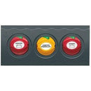 BEP/CC-810 Contour Connect - 3 Batt Switch Panel with 3 Disconnects - Camper and Marine Ltd