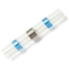Blue Heat Shrink Solder Butt Splice - 1.5 - 3mm - Camper and Marine Ltd