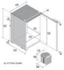 C75 – 75L 12/24v Vitrifrigo motorhome and campervan fridge - Camper and Marine Ltd