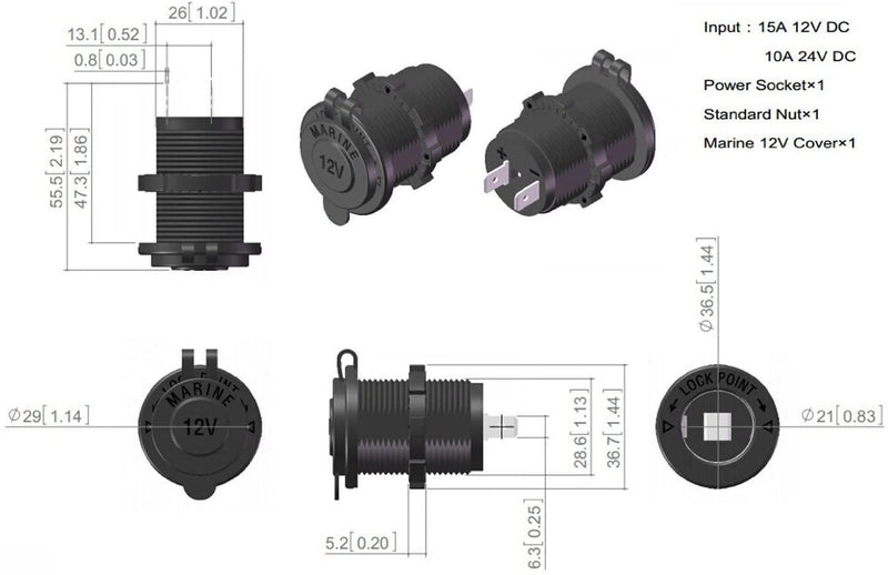 cigarette lighter socket size Cigarette Lighter Socket cigarette lighter socket size Cigarette Lighter Socket