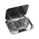 Dometic Smev PI8022 2 Burner Gas Hob With Glass Lid 480 x 370mm - Camper and Marine Ltd