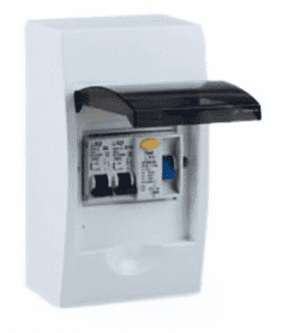 Double Pole Mains Consumer Unit with RCD - Camper and Marine Ltd