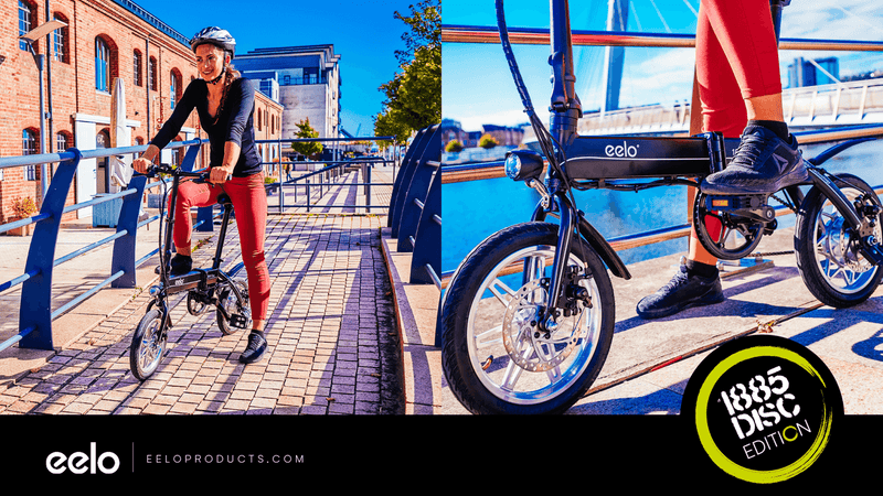 eelo 1885 folding electric bike + FREE transportation carry bag - Camper and Marine Ltd