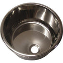 Flat Bottom 30cm Stainless Steel Sink - Camper and Marine Ltd