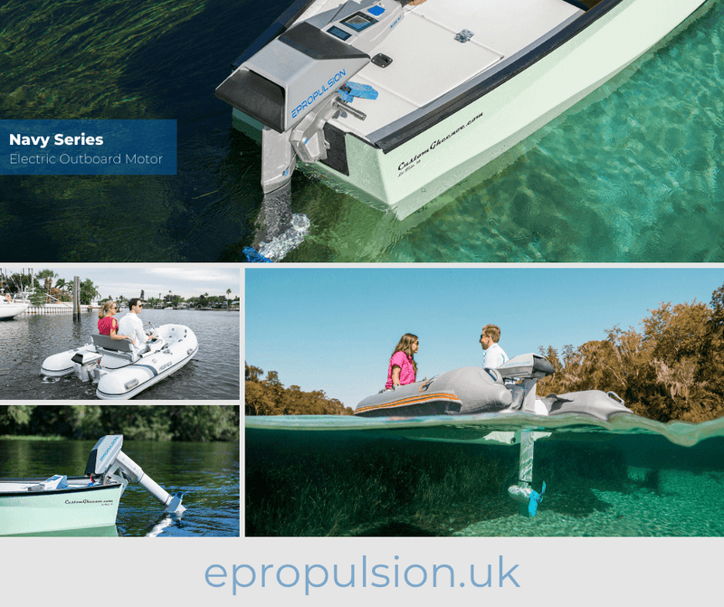 Navy 3.0 Evo - ePropulsion outboard motor - Camper and Marine Ltd