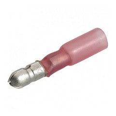 Red Heat Shrink Terminals - 0.65 - 1mm Cable Entry - Bag of 10 - Camper and Marine Ltd
