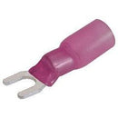 Red Heat Shrink Terminals - 0.65 - 1mm Cable Entry - Bag of 10 - Camper and Marine Ltd