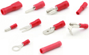 Red Insulated Terminals - 0.65 - 1.5mm Cable Entry - Bags of 10 - Camper and Marine Ltd