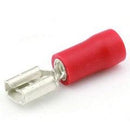 Red Insulated Terminals - 0.65 - 1.5mm Cable Entry - Bags of 10 - Camper and Marine Ltd