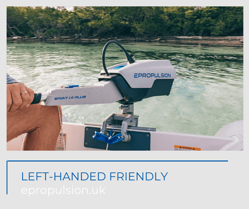 Spirit 1.0 Plus - approx. 3hp - ePropulsion Portable Electric Outboard Motor - Camper and Marine Ltd