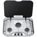 Thetford Series 345 Rectangular Hob 12V Ign Stainless Steel - Camper and Marine Ltd