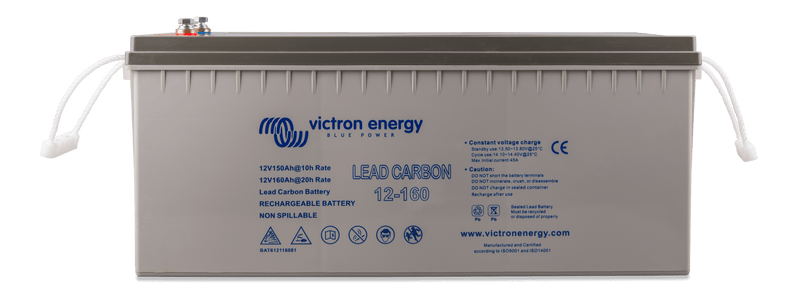 Victron Energy - 12v 160ah - Lead Carbon Battery - BAT612116081 - Camper and Marine Ltd