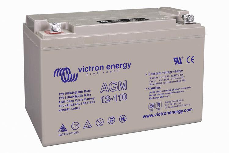 Victron Energy 12V/110Ah AGM Deep Cycle Battery BAT412101084 - Camper and Marine Ltd