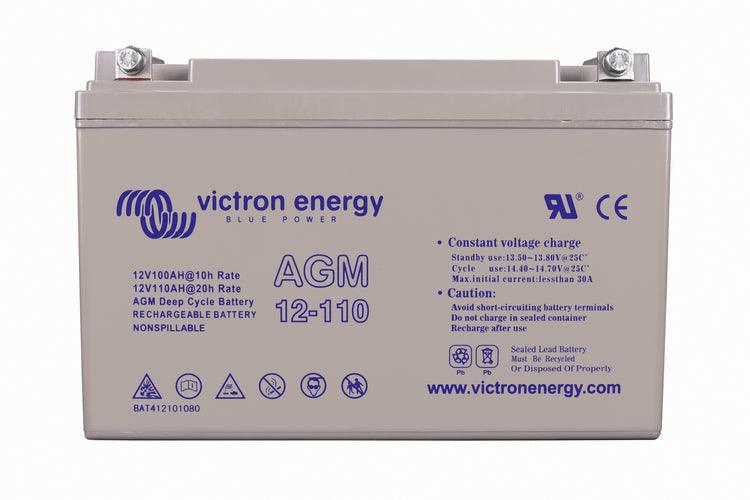 Victron Energy 12V/110Ah AGM Deep Cycle Battery BAT412101084 - Camper and Marine Ltd