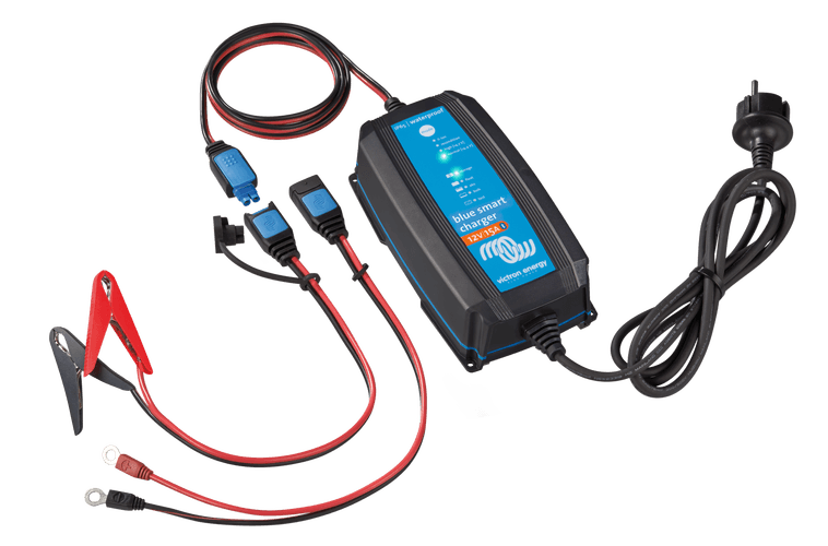 Victron Energy Blue Smart IP65 Charger 230V - UK Plug - Camper and Marine Ltd