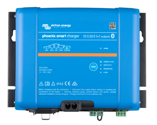 Victron Phoenix Smart IP43 Charger (1+1 outputs) - Camper and Marine Ltd