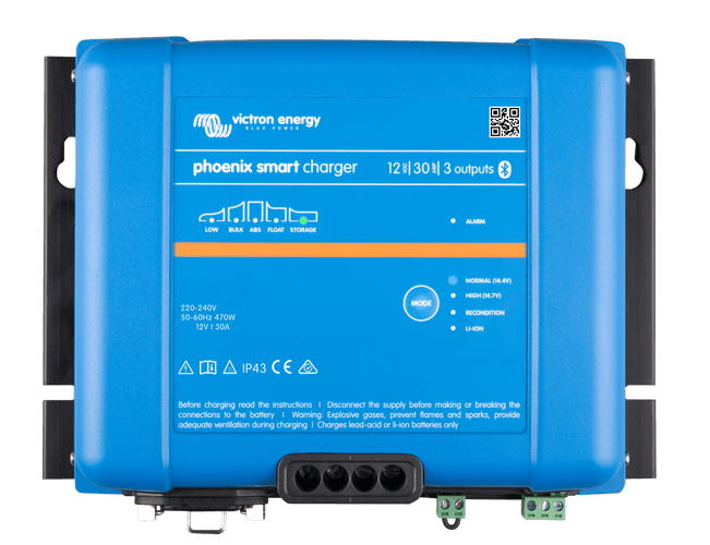 Victron Phoenix Smart IP43 Charger (3 outputs) - Camper and Marine Ltd