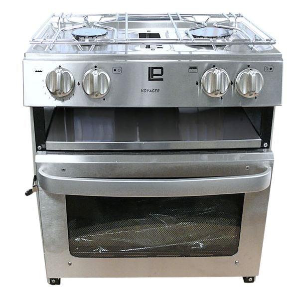 Voyager 4500 Deluxe Cooker No Ignition Stainless Steel - Camper and Marine Ltd