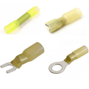 Yellow Heat Shrink Terminals - 3 - 6mm Cable Entry - Bags of 10 - Camper and Marine Ltd