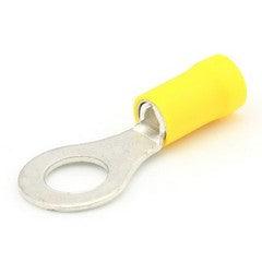 Yellow Insulated Terminals - 3.0-6.0 Cable Entry - Bags of 10 - Camper and Marine Ltd