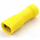 Yellow Insulated Terminals - 3.0-6.0 Cable Entry - Bags of 10 - Camper and Marine Ltd